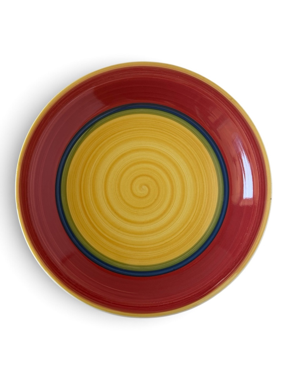 Royal Norfolk Mambo 10.5” Dinner Plate Colorful Red Yellow Stoneware Replacement